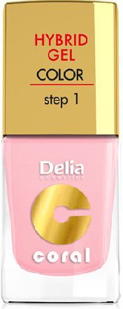 Delia Cosmetics Coral Hybrid Gel Emalia do paznokci nr 04 roz pastelowy 11ml 713773 (5901350453773)