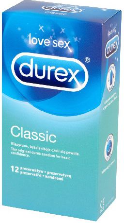 Durex  Prezerwatywy Clasic 12 szt 644624 (5010232964624)