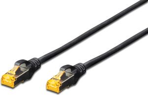 Cable Cat6a S/FTP 2m black RJ45/RJ45 kabelis, vads