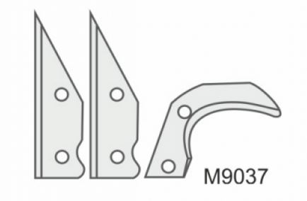 Dedra Ostrza do noza bezpiecznego M9027 3szt. - M9037 M9037 (5902628990433)