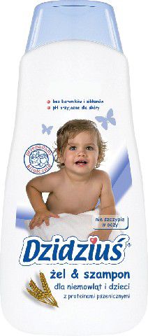 Dzidzius  Zel Szampon dla niemowlat i dzieci z proteinami pszenicznymi 500ml 805079 (5900133005079) Matu šampūns