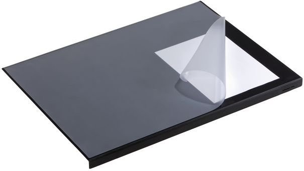Durable Podklad na biurko zabezpieczeniem krawedzi 650x500mm czarny DUR209 (4005546701271)