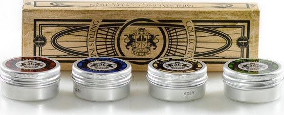 Dear Barber Mini Styling Collection mini hair pomade set Fiber 20ml + Mattifier 20ml + Shaping Cream 20ml + Pomade 20ml