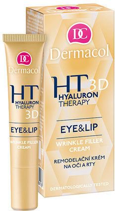 Dermacol Hyaluron Therapy 3D Eye & Lip Cream Krem pod oczy 15ml 43207 (8595003108416) ēnas