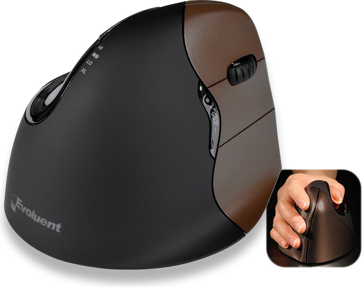 Evoluent Vertical Mouse Small Righthand 4 S WL Datora pele