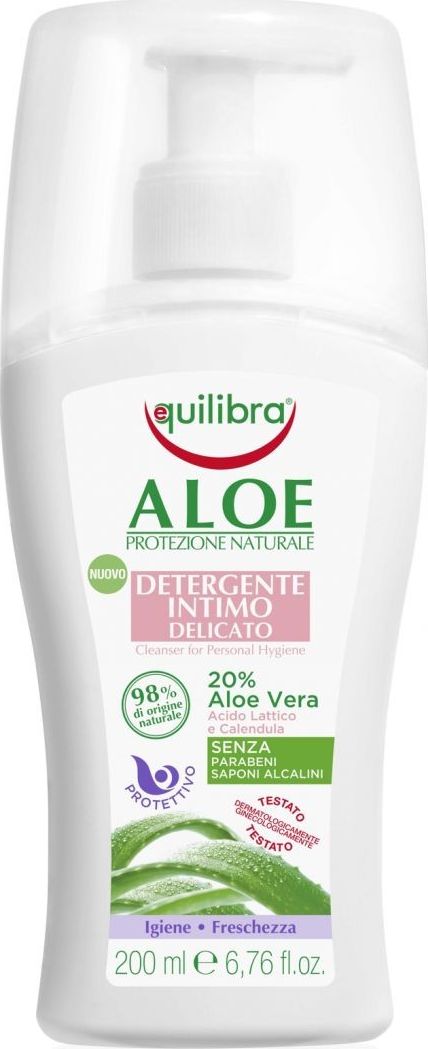 Equilibra Delikatny zel do higieny intymnej Aloe Vera 200ml 8000137010394 (8000137010394) kosmētika ķermenim