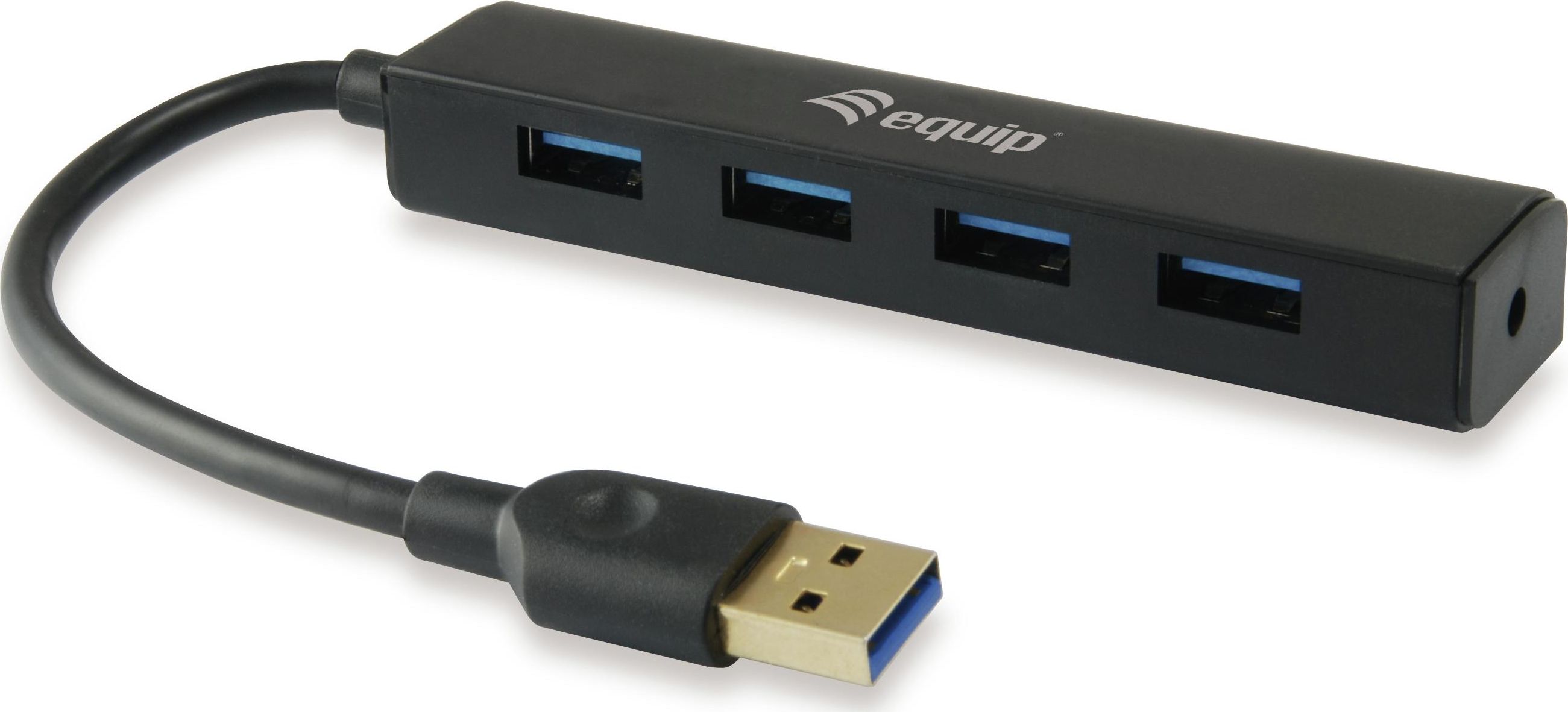 Equip USB-Hub 4-Port 3.0  ->4x3.0      ohne Netzteil schwarz USB centrmezgli