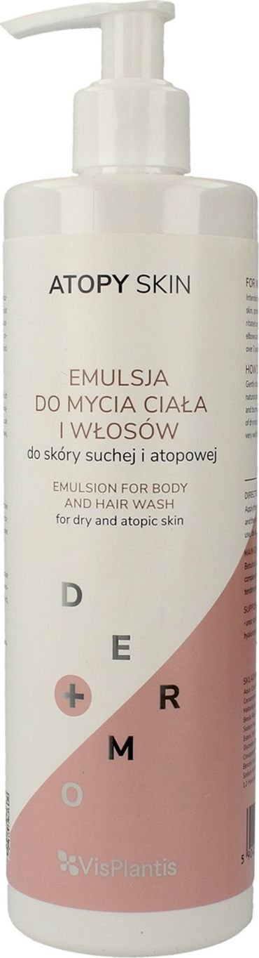 Elfa Pharm Emulsja do mycia ciala i wlosow Atopy Skin 400ml 819417 (5904567059417)