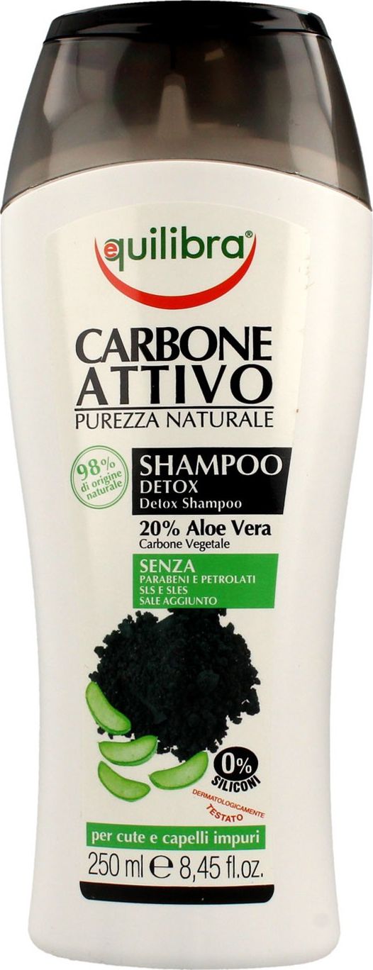 Equilibra Carbo Detox Shampoo Aloe Vera 250ml 8000137015054 (8000137015054) Matu šampūns