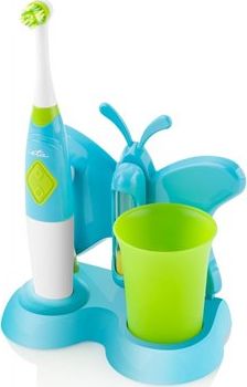 ETA Toothbrush with water cup and holder Sonetic  1294 90080 For kids, Blue/ green, 2, Number of brush heads included 2 8590393258840 mutes higiēnai
