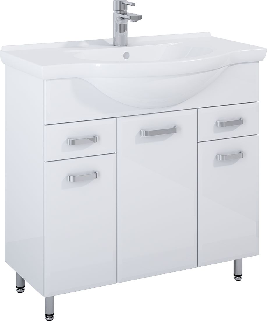 Elite Amigo washbasin cabinet 85cm white