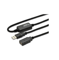 MicroConnect  Active USB 2.0 cable, A-A M-F With integrated repeater 5m USB kabelis