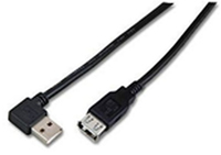 MicroConnect  USB2.0  Extension A-A 1,8m M-F Black, Hi-Speed cable USB kabelis