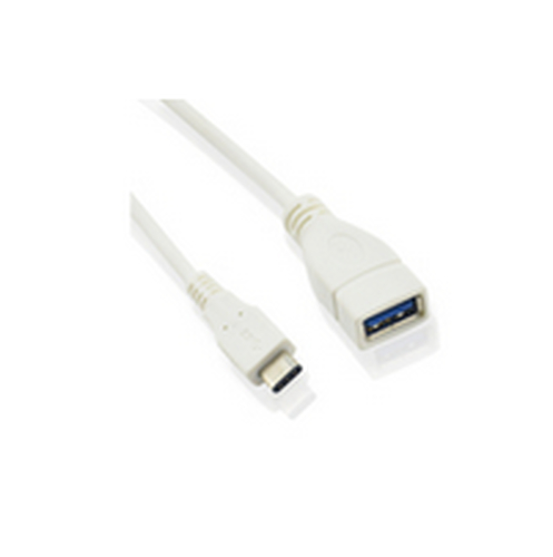 Kabel USB MicroConnect USB C/USB A, 0.2m (USB3.1CAF02W) USB kabelis