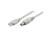 MicroConnect USB2.0 A-B 3m M-M  USBAB3 USBAB3 kabelis, vads