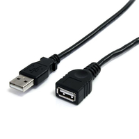 StarTech USB A/A 90cm (USBEXTAA3BK) USB kabelis