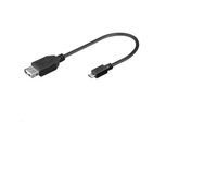 MicroConnect  USB A - B Micro  F-M 0,20m USB OTG (On The Go) compatible USB kabelis