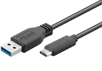 MicroConnect USB3.1 C - USB3.0 A 0.15m M-M USB Type C Gen1 - USB 3.0A, USB kabelis