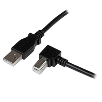 StarTech.com 1m USB 2.0 A to Right Angle B Cable 1m USB kabelis