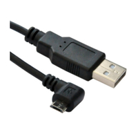 MicroConnect  USB A - Micro USB Angled 1,8m USB kabelis