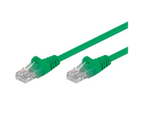 MicroConnect UTP5005G U/UTP CAT5e 0.5M Green PVC Unshielded Network Cable, kabelis, vads