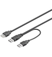 MicroConnect USBAA3 USB  Cable A - A 3m M-M USB kabelis