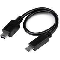 StarTech Micro USB to Mini USB USB Cable, 0.2m (UMUSBOTG8IN)