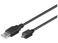 MicroConnect  USB A - Mini USB B 5P 5m M-M USB kabelis