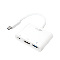 Logilink Adapter USB 3.1 Typ C > HDMI,Displayport 1.2 & USB adapteris