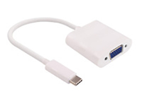 MicroConnect  USB - C to VGA ADAPTER White Max. 1920x1080p 60Hz