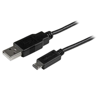 StarTech.com 2m Micro USB Ladekabel for Android Smartphones and Tablets - USB... adapteris