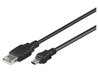 MicroConnect USBAMB505 USB A - Mini USB B 5P 0.5m M-M USB kabelis