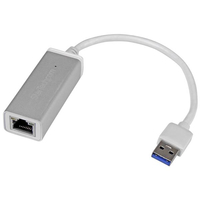 Kabel USB StarTech USB 3.0 NETWORK ADAPTER-SILVER (USB31000SA) USB kabelis