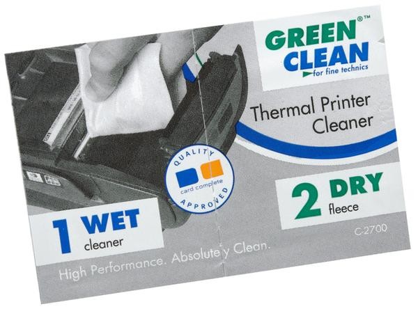 Green Clean termālo printeru tīrītājs C-2700 9003308327108 C-2700 (9003308327108) tīrīšanas līdzeklis