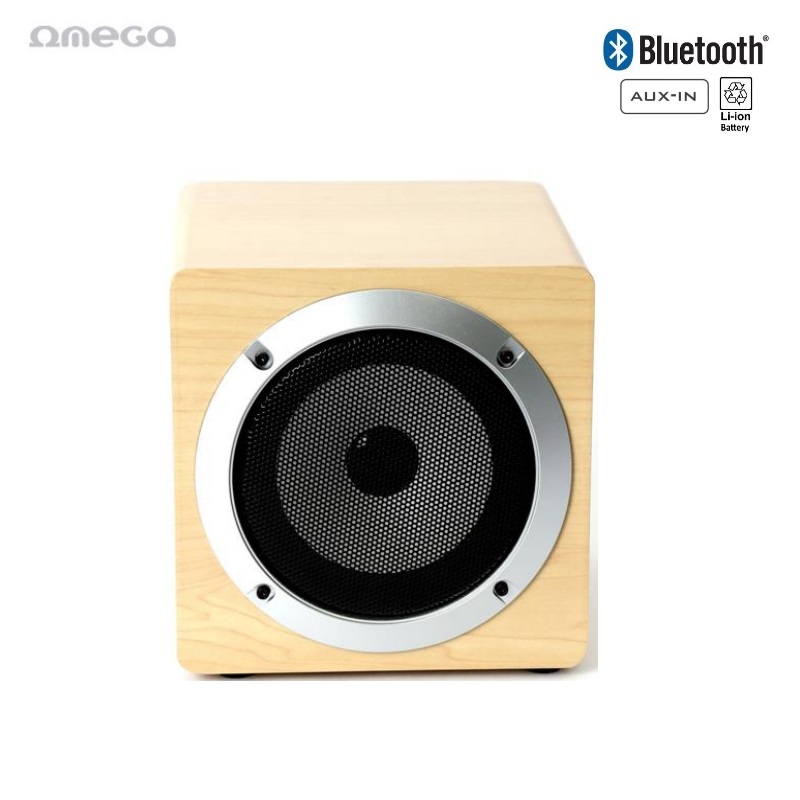 Omega OG60W Bluetooth 4.2 Bezvadu Skaļrunis 5W Koka dizaina korpusā 3