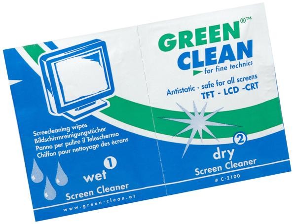 Green Clean ekrānu tīrītājs 1priekš3 C-2100 9003308321014 tīrīšanas līdzeklis