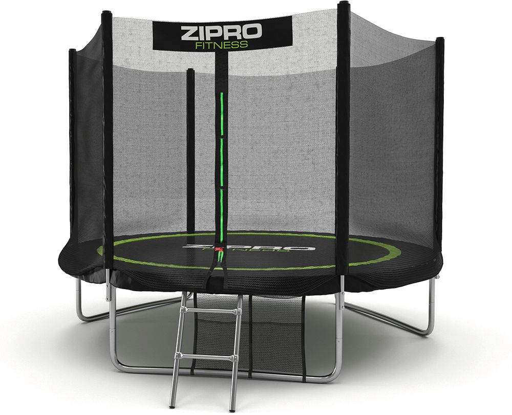 Trampolina ogrodowa Zipro Jump Pro z siatka zewnetrzna 8FT 252cm 979602 (5902659840714) Batuts