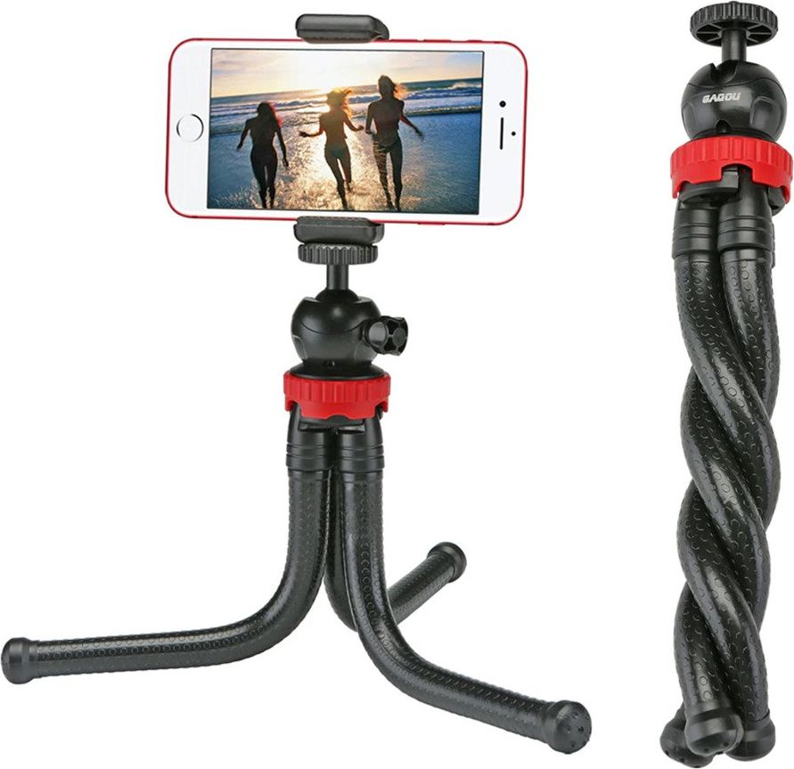 Selfie stick Tripod Flexible Black Selfie Stick