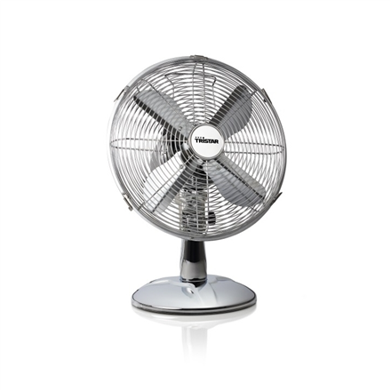 Tristar VE-5953 Desk Fan, Number of speeds 3, 35 W, Oscillation, Diameter 30 cm, Stainless steel 8713016059536 Klimata iekārta