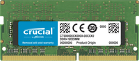 Crucial 64GB Kit DDR4 3200 MT/s 32GBx2 SODIMM 260pin CL22 operatīvā atmiņa