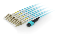 EQUIP MTP/LC Trunk Fiber Patch Cord OM4 M/M 10.00m Polybeutel apgaismes ķermenis