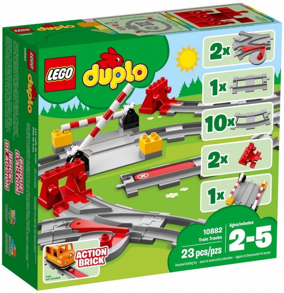 LEGO DUPLO railroad tracks - 10882 LEGO konstruktors