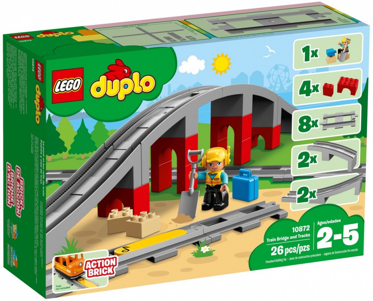 LEGO Duplo 10872 Train Bridge and Tracks LEGO konstruktors