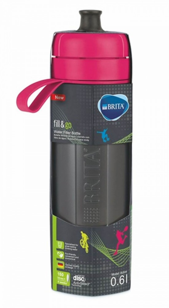 Brita Bottle fill&go Active 0,6 L pink Sporta aksesuāri