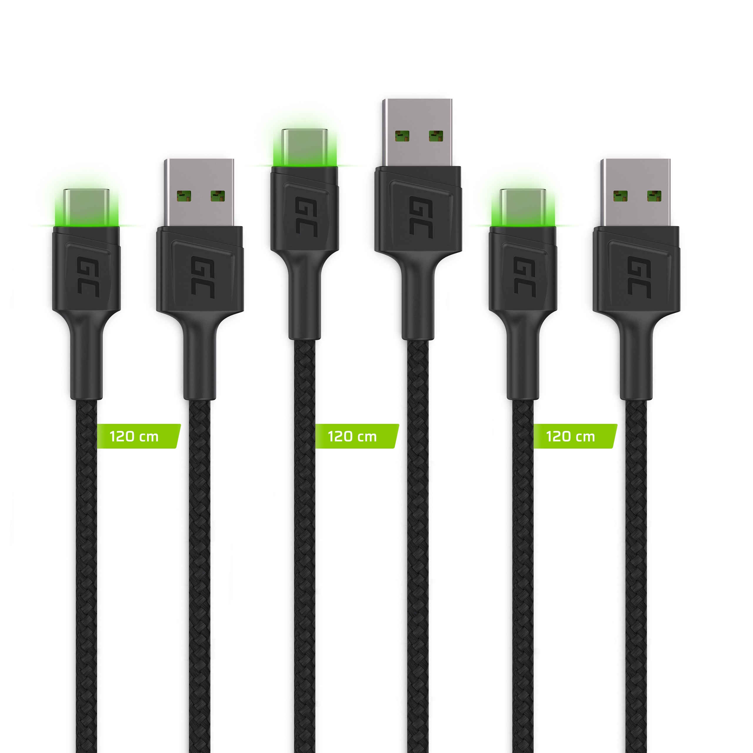 3x Cable GC Ray USB-C USB kabelis