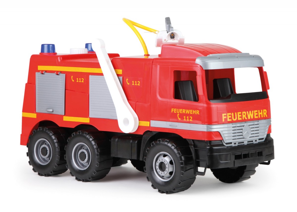 Lena Fire Truck Actros single brown carton Rotaļu auto un modeļi