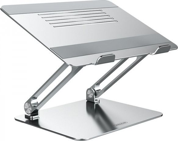 Nillkin ProDeskAdjustable LaptopStand - Aluminum Laptop Stand (Silver) portatīvā datora dzesētājs, paliknis