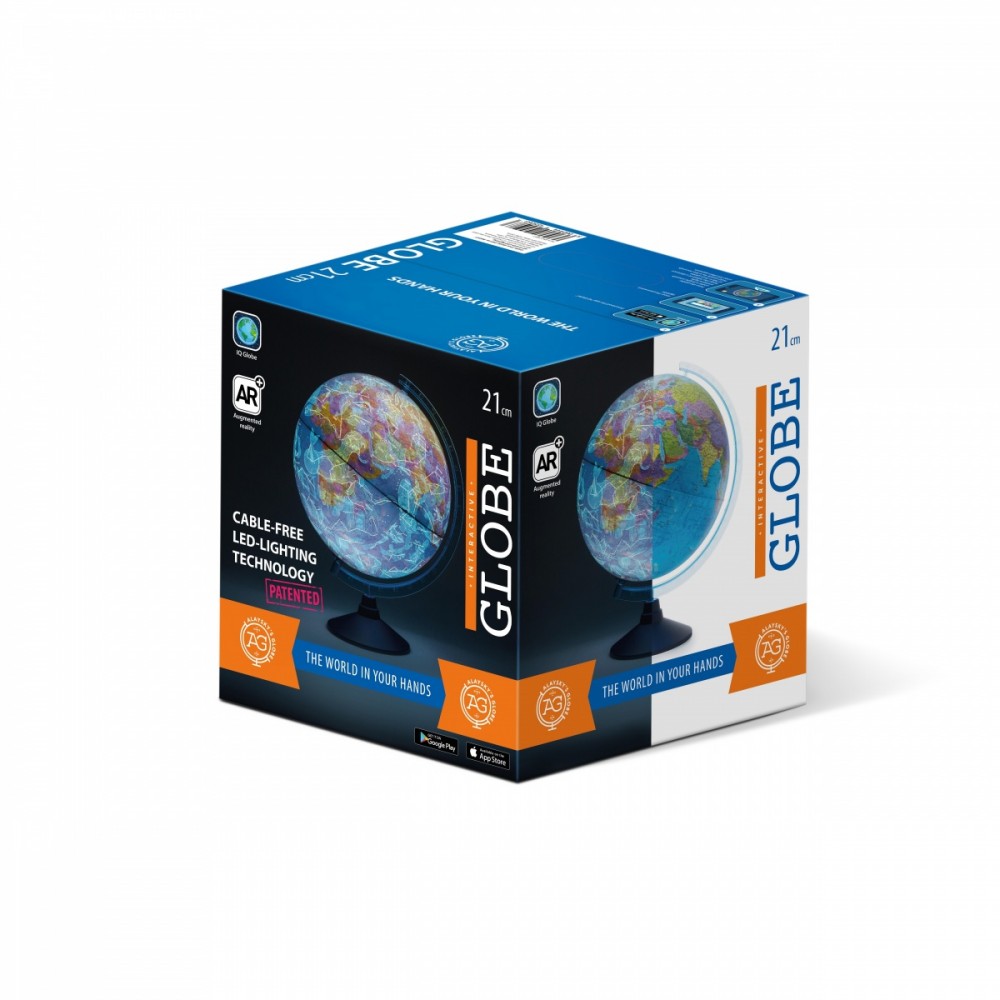 Dante Globe 21cm with Physical Map and Application galda spēle