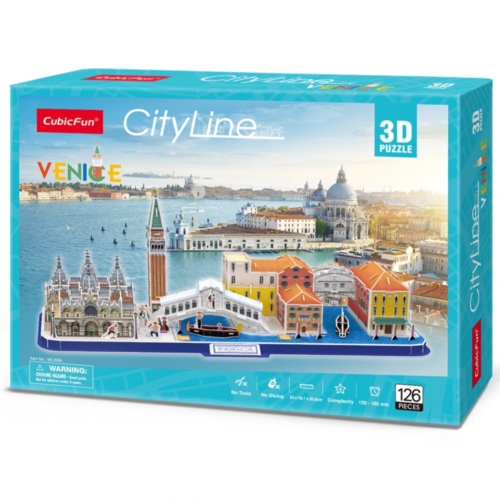 Cubicfun Puzzle 3D City Line Venice 20269 puzle, puzzle