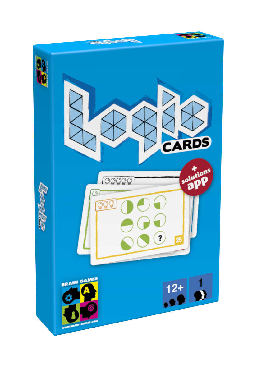 Brain Games Logic Cards Blue galda spēle